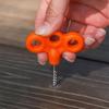5pcs Outdoor Tent Stakes Heavy Type Ground Anchors Outdoor Camping Pegs for Beach Or Mountain Use