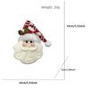 Christmas Tree Decoration Knitted Fabric Doll Elderly Pendant for Holiday Scene Layout and Festive Decor