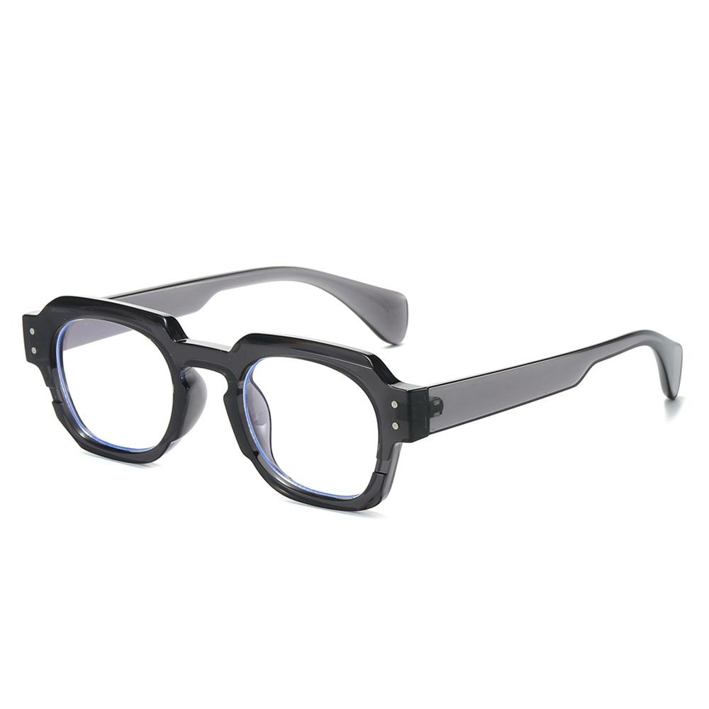 New anti-blue glasses fashionable neutral exquisite good quality square reading fashion flat glasses