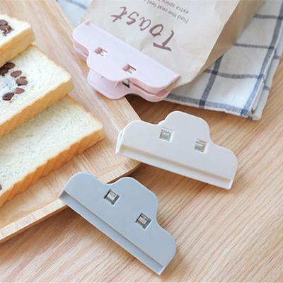 Food Bag Sealing Snack Clip Moisture-proof Kitchen Clips Portable Plastic Tool Food Preservation 2Pcs/lot Sealer Clamp Home Supply  Handmade