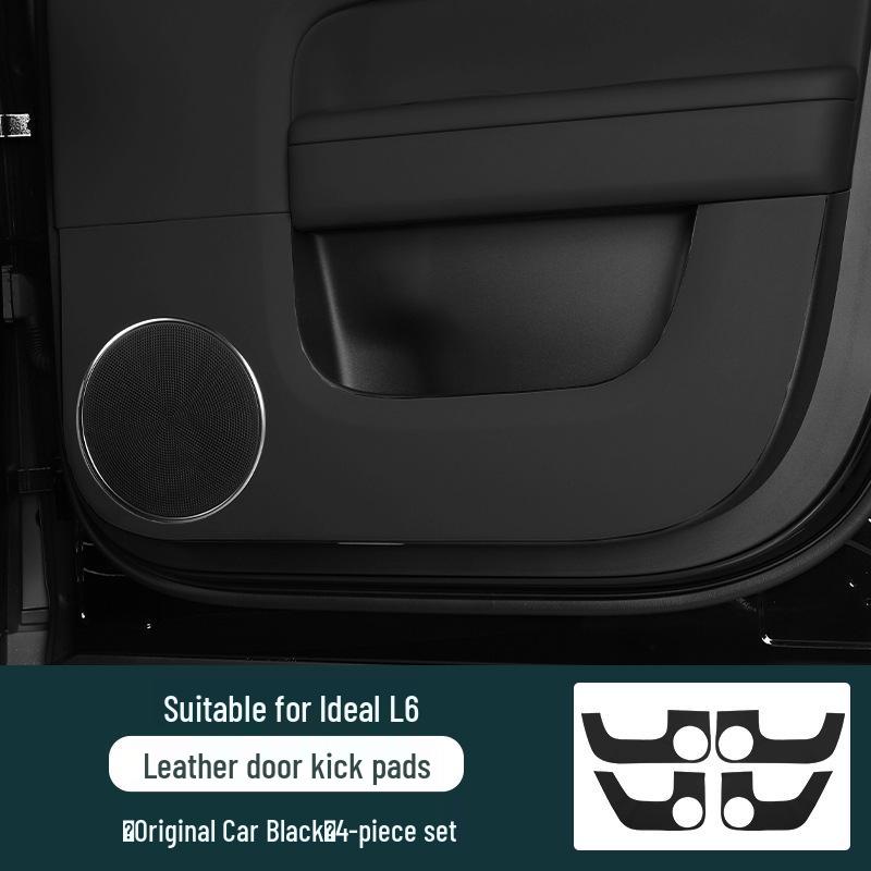 

Ideal L6 Car Door Leather Kick Mats: Anti-Kick, Anti-Scratch Protection for Interior Modification