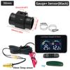 12V/24V Car Digital Water Temperature Gauge Water Temp VOLT Volmeter Joint Sensor Adapter 26-40MM(Optional) For Auto Trucks