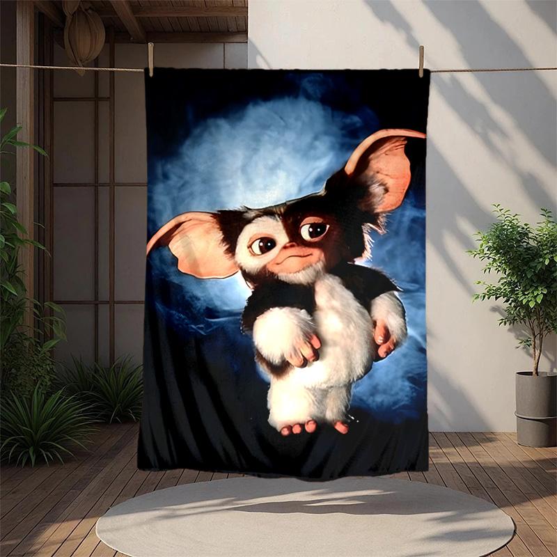 Gremlins Flannel Blanket Soft Warm All-Season Throw, Design for Camping, Car Travel, Hiking Sofa, Bed, Office Perfect Gift for Parties