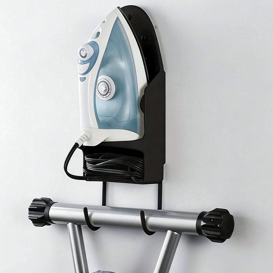 Iron Holder and Hook Ironing Board Storage Rack, Household Universal Size, Iron Rack Ironing Board Hook  Iron Rack Storage House