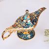 Lampada Magica di Aladdin Edizione da Collezione Metallo Vintage Decorazione per la Casa Regalo per Adulti