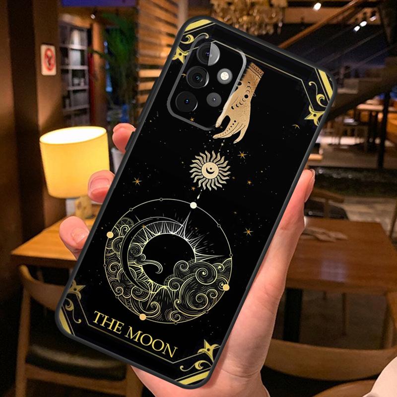 Astrology Tarot Cards Phone Case For Samsung A51 A71 A50 A70 A13 A23 A33 A53 A12 A22 A32 A42 A52 A54 A34 A14 Cover