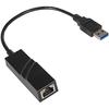 Adaptateur USB 3.0 - PREMIUMCORD - RJ45 Ethernet - 1000 Mbit/s - Plug and Play - Noir