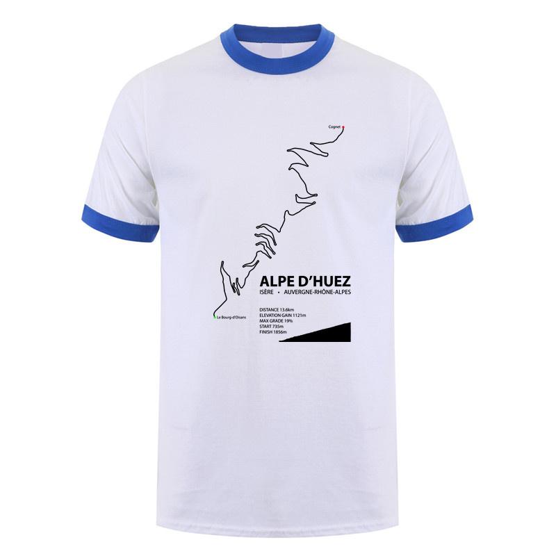 Alpe D Huez T Shirt Unisex Unisex Streetwear Tops Summer Short Sleeve Cotton Birthday Gifts Tshirt Unisex Tees DY148