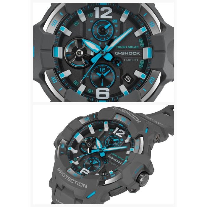 G-SHOCK GRAVITYMASTER GR-B300-8A2JF Bluetooth Tough Solar Watch Gray/Blue