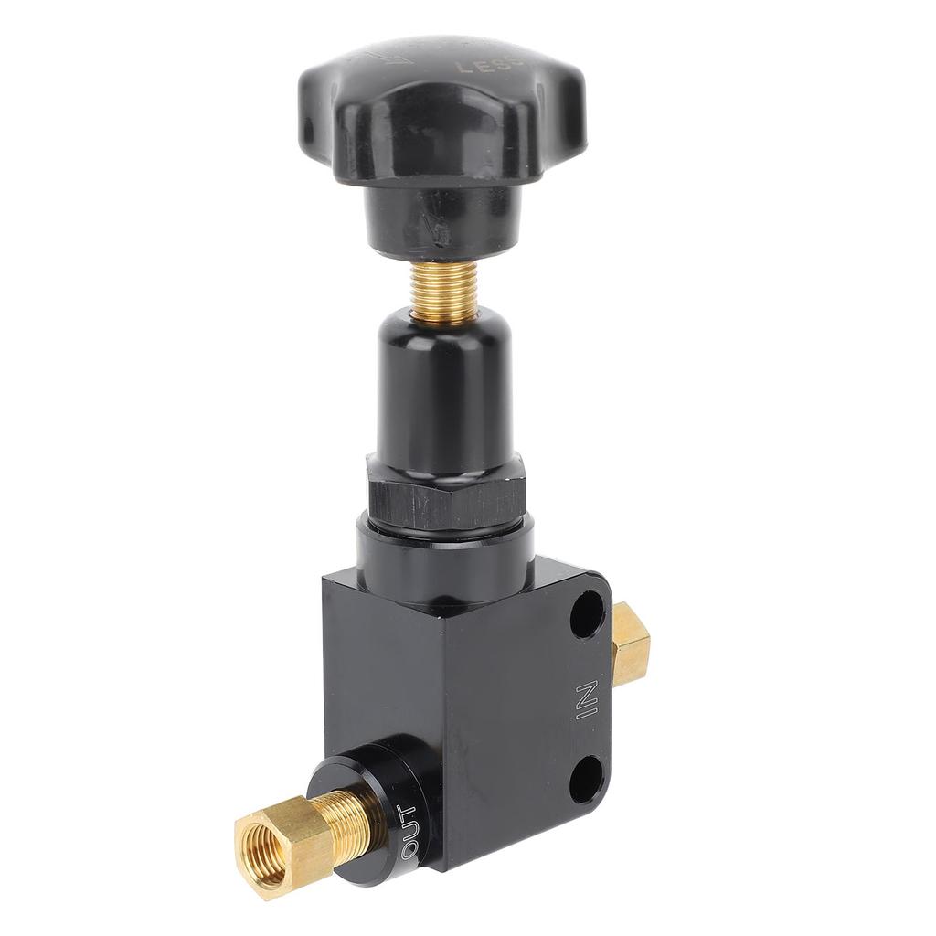 Adjustable Brake Proportioning Valve Knob Style 100‑1000PSI 1 8‑27 NPT Brake Bias Valve Pressure Regulator