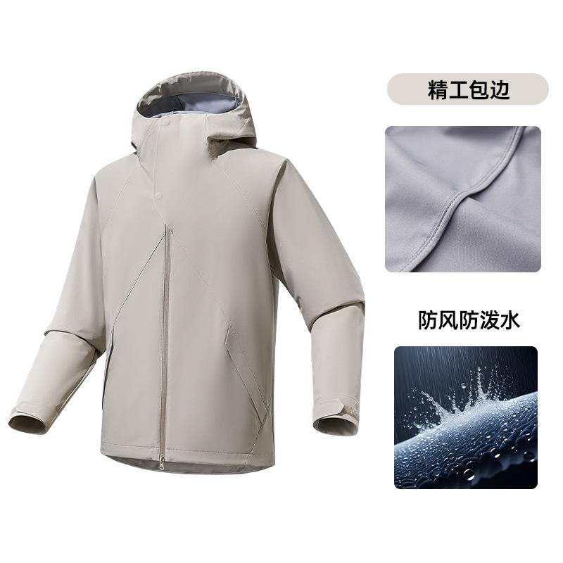 Heat-sealed Soft Shell Jacket Men's Business Quality Jacket Women's Outdoor Windproof Waterproof Velvet Warm Soft Shell Jacket