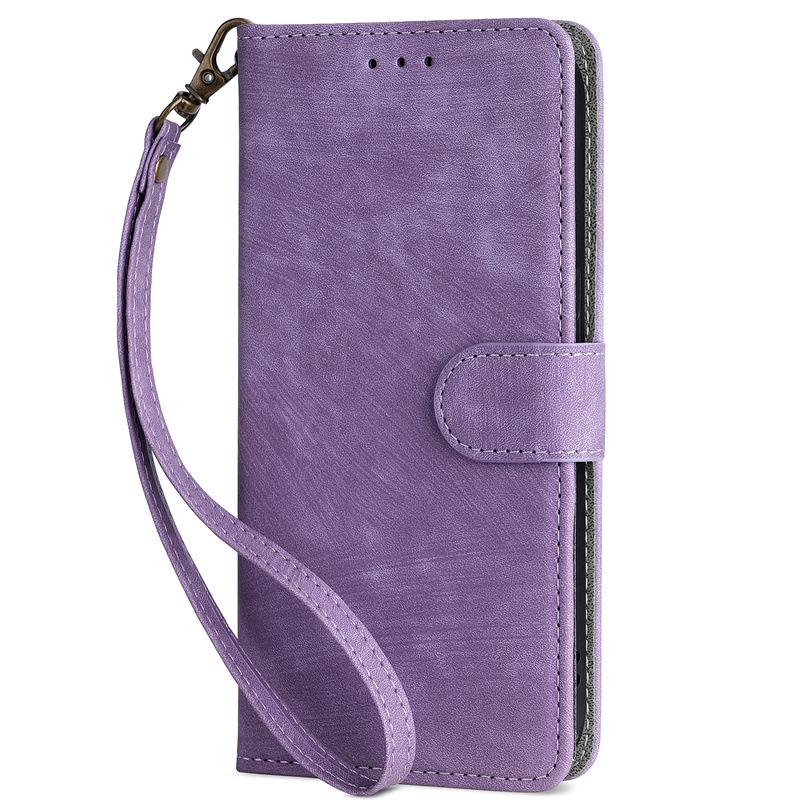 Cooper Cubot P80 Leather Phone Case with Card Slot, Stand, and Lanyard