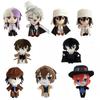 20 cm-es Bungo Stray Dogs plüssbábok Aranyos puha párna Dazai Chuya Sigma Gogol Fyodor Gyerek Születésnapi Ajándék