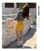 Saidi Corduroy Retro A-Line Skirt - Korean Style, Slim Fit, High-Waisted, Autumn/Winter 2025 Collection.