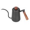 Kaffee Aufgusskessel 304 Edelstahl Lebensmittelqualität Schwanenhals Holzgriff Ergonomisches Design