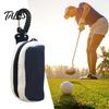Golf Bag Ball Pouch Compact Zipper Accessory Holder Portable Polyester Mini for Sporting