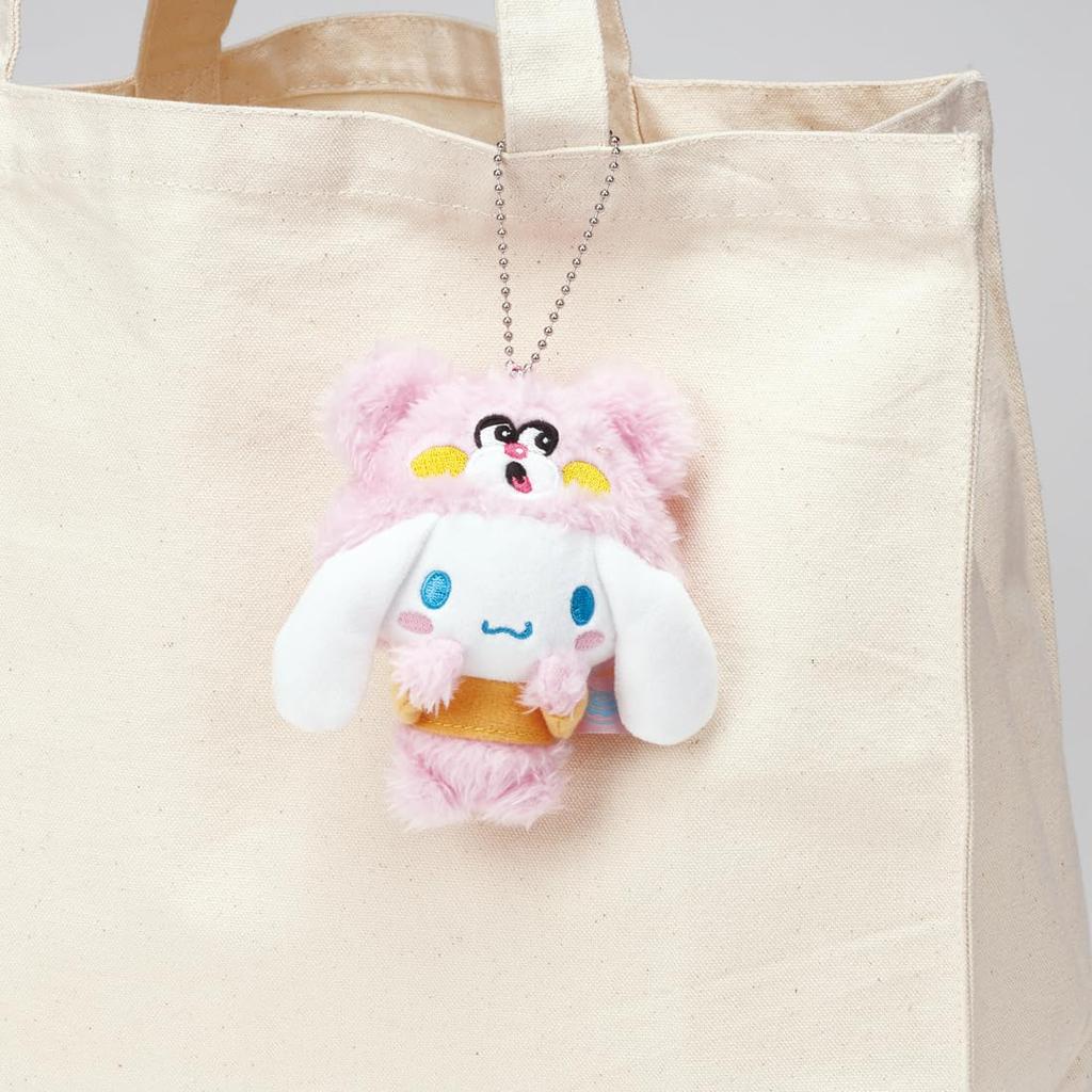 Skater Plüsch Schlüsselanhänger Maskottchen Cinnamoroll Kopfbedeckung ZBCM1-A