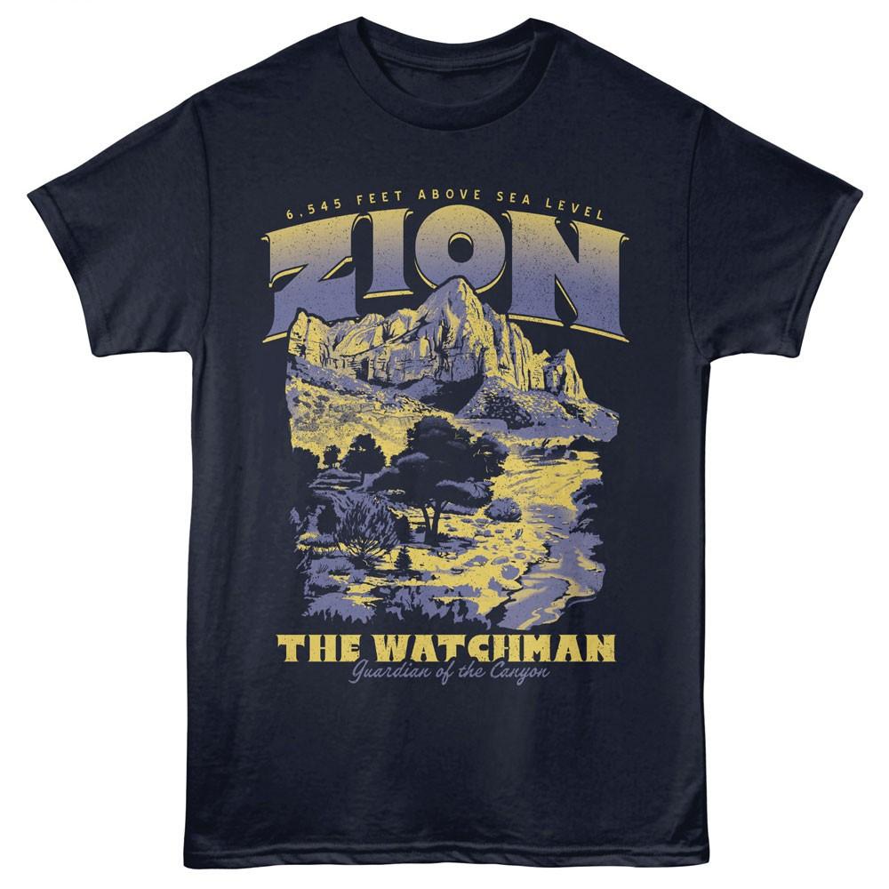 United States National Park Zion Watchman Guardian Of The Canyon Men s T Shirt XXXL