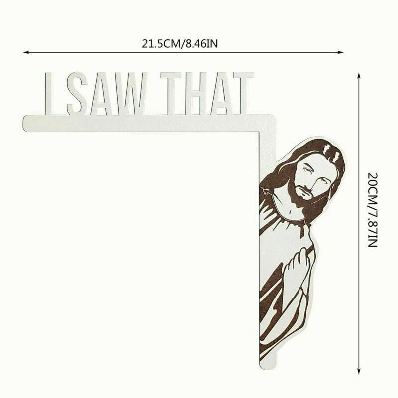 Door Frame Decor I Saw That Jesus Sign Door Corner Decoration Christian Home DIY