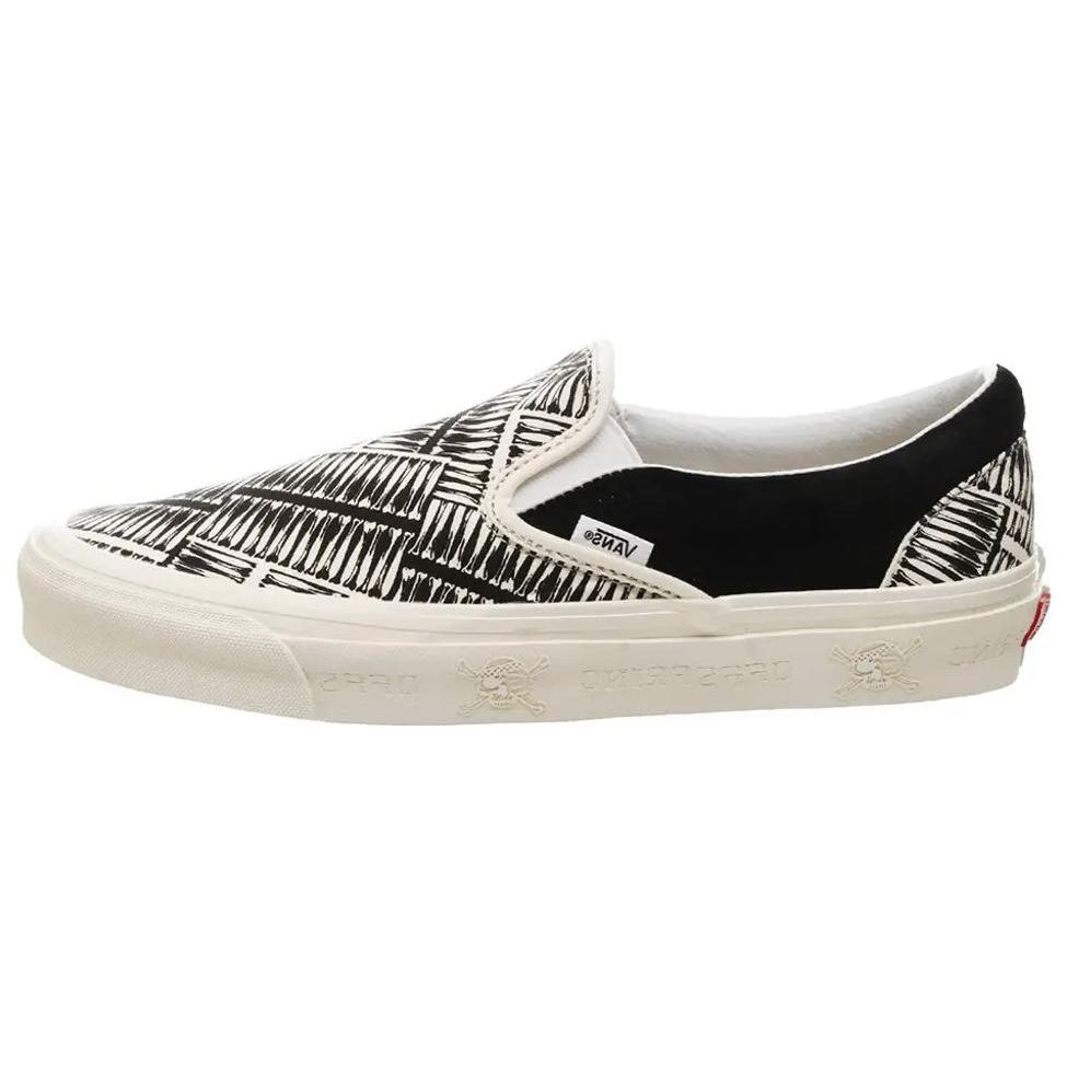 

Vans Слипоны Серия 98 Потомки Елочка Удобные Универсальные Низкие Кеды Унисекс Черные VN0A3AVAT0M1 39