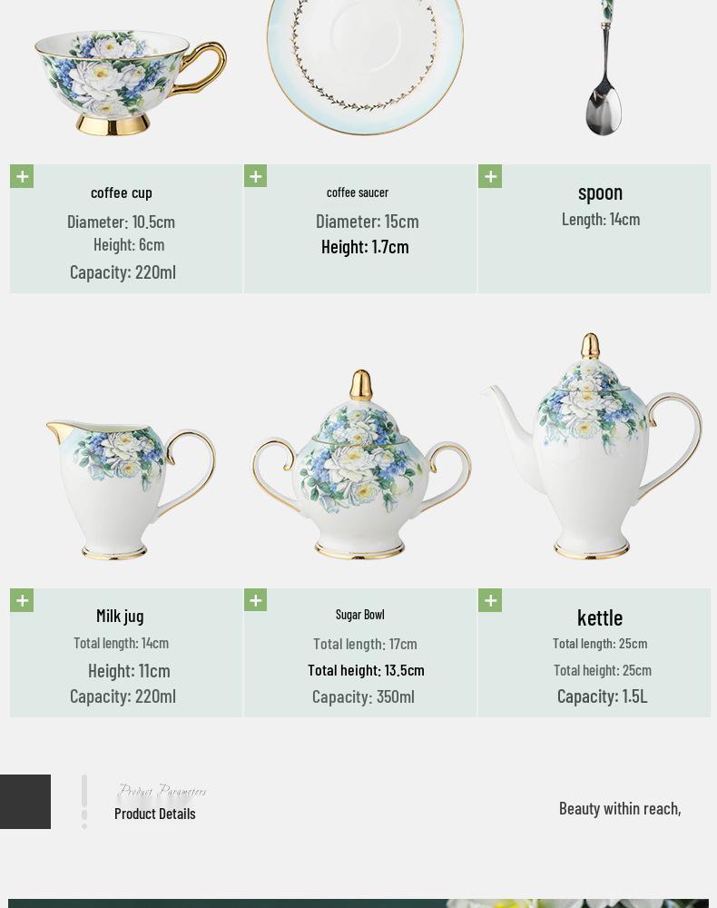 Elegante Set Regalo Tazze da Caffè e Sottotazze in Ceramica Stile Europeo