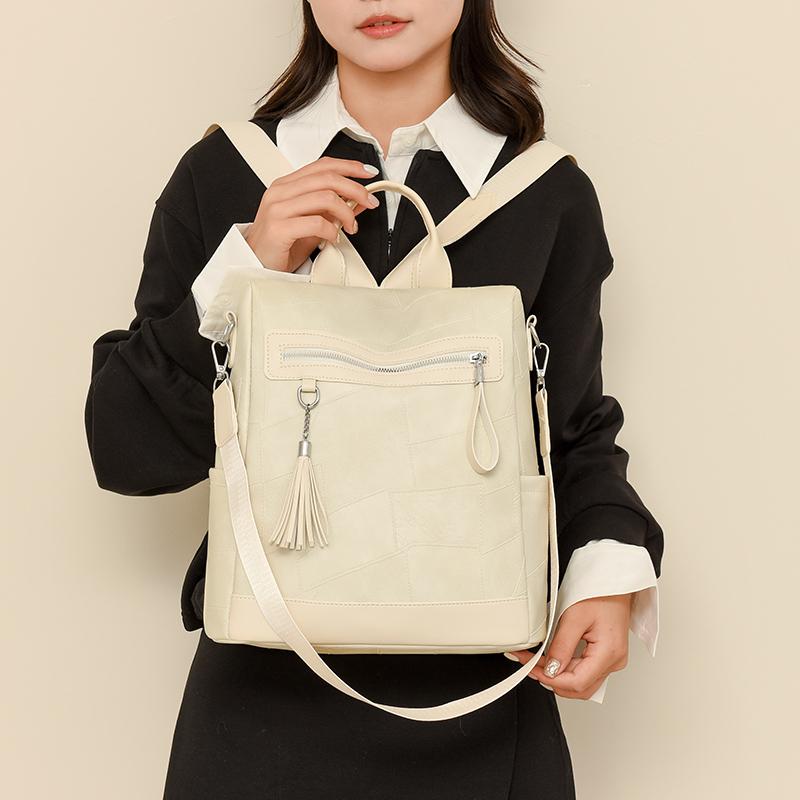 Женский кожаный рюкзак — фото 8