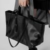 Commuter Texture Tote Bag Niche Design Soft Leather Shoulder Bag Large Capacity Cowhide Bag