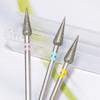 Broca de Unha Cônica Afiada Limpa Cutícula Broca Profissional de Carboneto Para Remoção de Esmalte em Gel Ferramentas de Manicure Duráveis Nail Techs