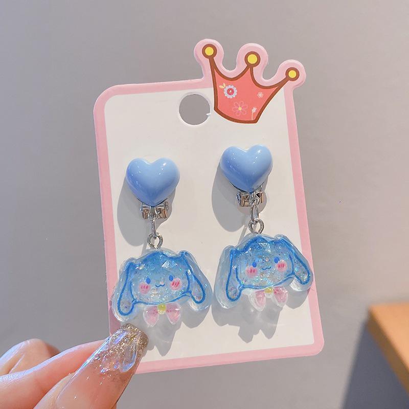 Pain-Free Dopamine Sanrio Princess Ear Clip for Girls – No Piercing Required