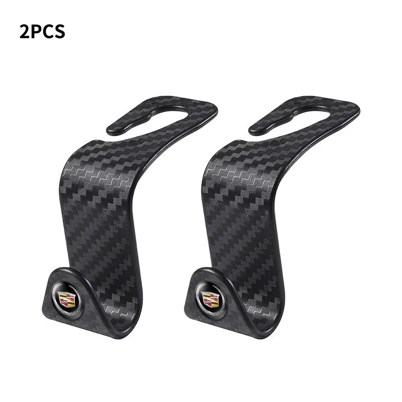 1/2/4pcs Car Seat Back Hook Interior Portable Hanger for Cadillac ATS CTS DTS STS SLS SLR XLR BLS Seville Escalade Tiburon CT6