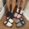 Fashion Winter Warm Men Fur Slippers House Non Slip Soft Shoes Comfort Flat Heel Home Indoor Bedroom Plush Slippers for Couples