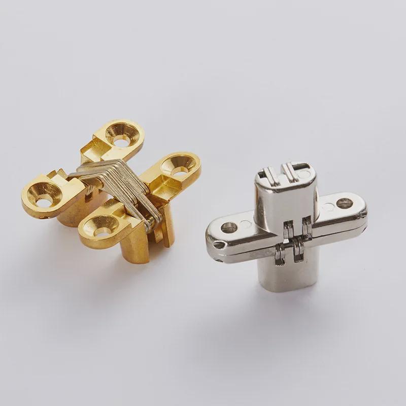 Zinc Alloy 180° Concealed Cross Hinge for Dining Tables