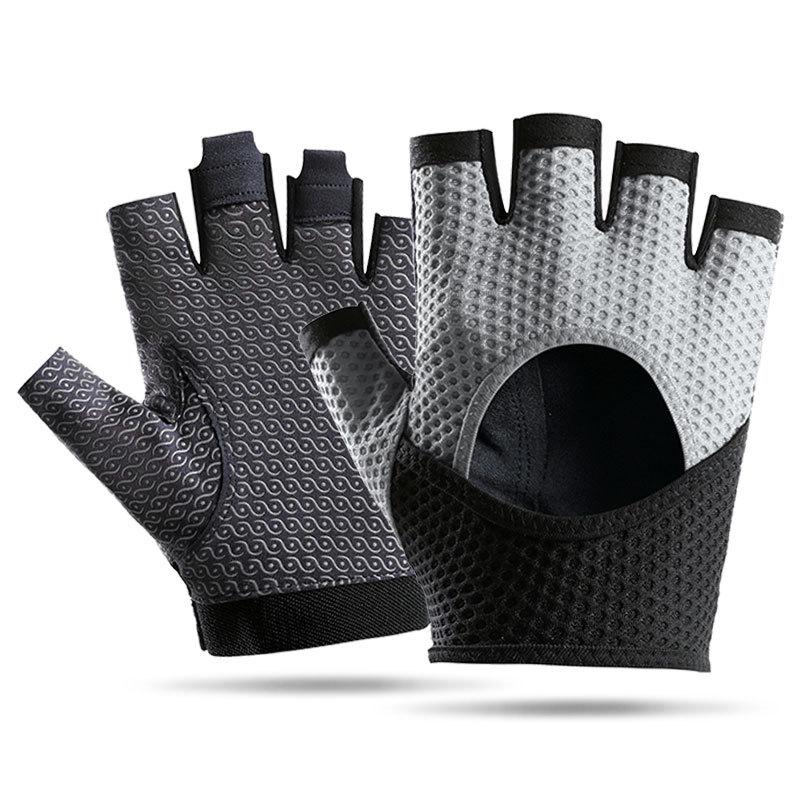 Cycling Fitness Half-finger Gloves Men's and Women's Sports Non-slip Wear-resistant Soft Gloves
