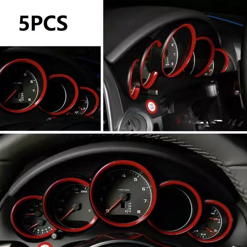 Interior Accessories For Porsche Cayenne 911 Panamera 2010-2015 2016 Car Dashboard Cover Trim Carbon Fiber Style Parts