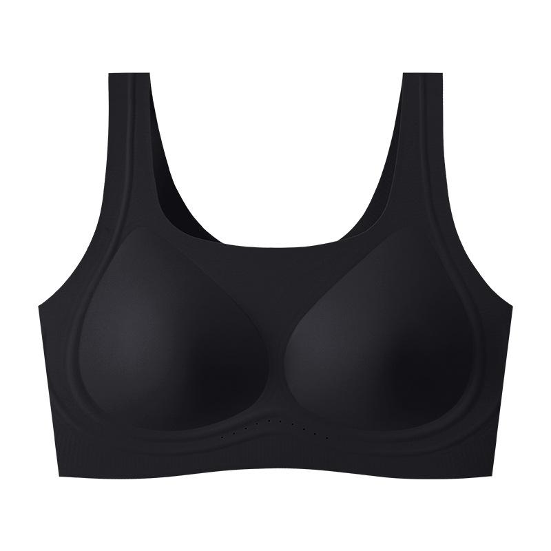 Liquid Foundation, Milk Leather Underwear, Women's Small Breasts Gather, Anti-sagging, Invisible and Seamless, Beautiful Back Bra, Integrated Summer