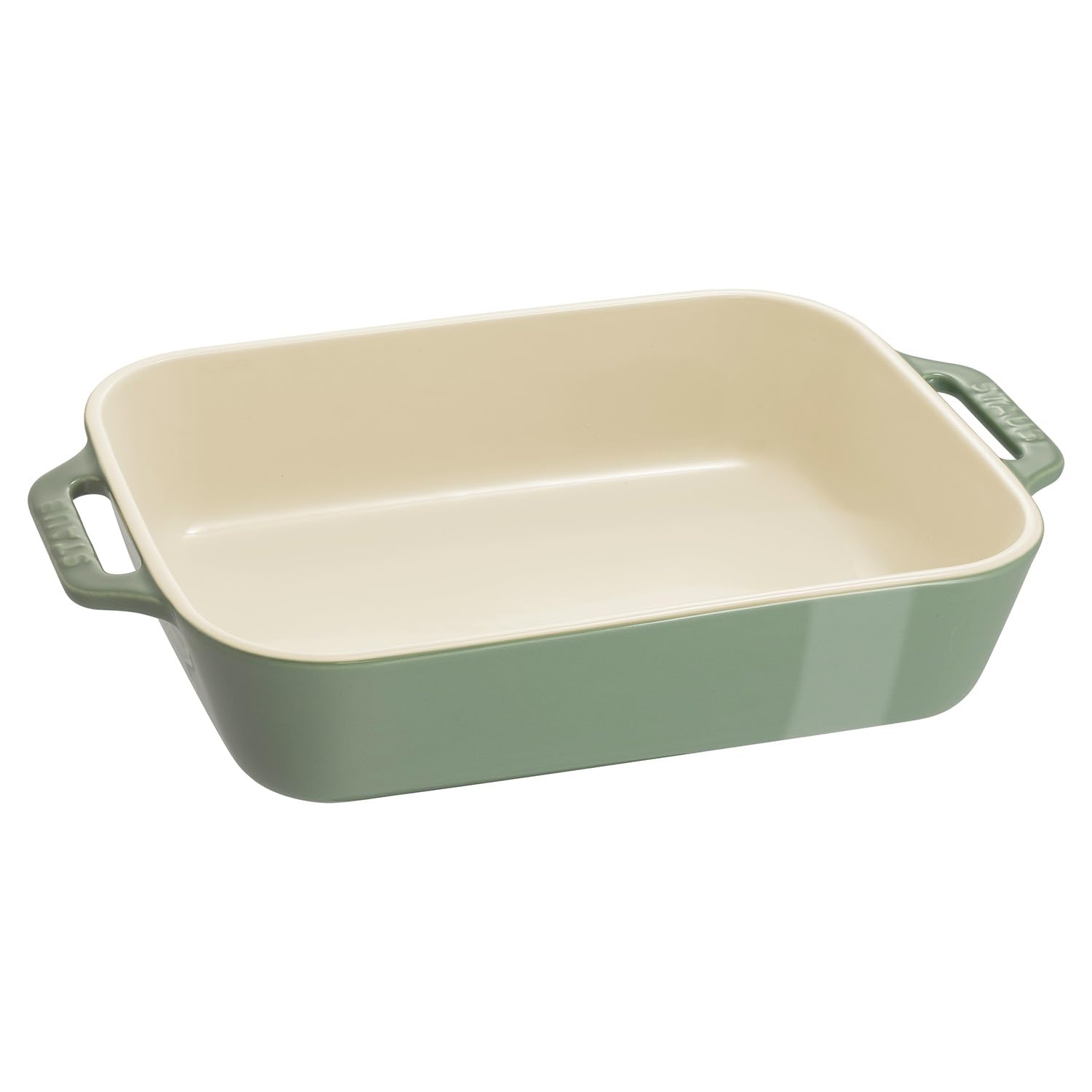 

Керамическая форма для запекания Staub Dish 27 см, пригодная для использования в духовке и микроволновой печи, японская керамическая тарелка цвета эвкалипта Прямоугольная эвкалиптовая [Официальный продукт] эвкалиптовый