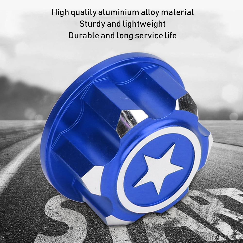 4PCS Aluminium Alloy Metal 17mm Hex Wheel Mount Nuts Set Fit for X MAXX Summit Traxxas RC