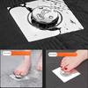 Pedal Type Shower Foot Floor Drain Pop Up Bounce Sewer Floor Strainer Press-Type Floor Drain