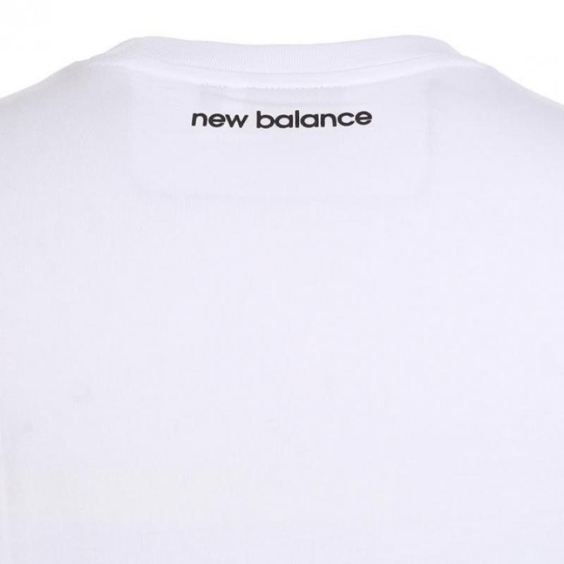 New Balance Wesentliche Kurzarm-T-Shirts mit großem Logo Nbned21033 10 19