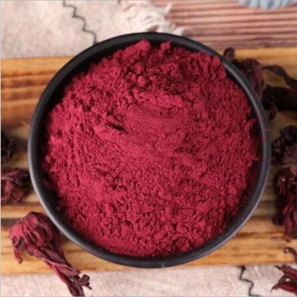 100 GRAM PREMIUM DRIED ORGANIC HIBISCUS POWDER Hibiscus Sabdariffa FREE POST