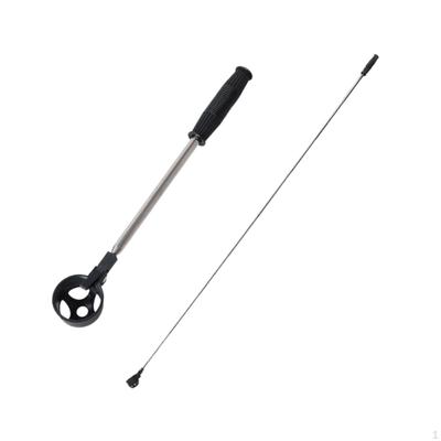 Golf Ball Retriever Portable Pick Up Tool Automatic Locking Comfortable Grip Stainless Steel