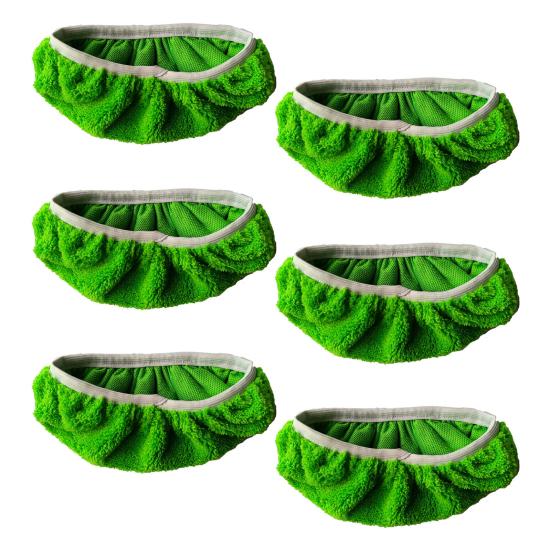 4/6Pcs Microfiber Flat Mop Replacement Cloth Cover Wet Dry Cleaning Washable Mop Covers for Swiffer Sweeping Mop