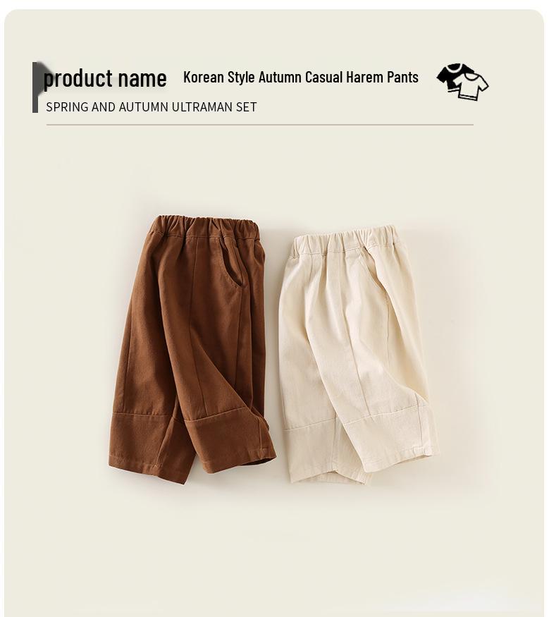 2025 Autumn Kids' Korean Style Soft Casual Pants for Girls - New Arrival