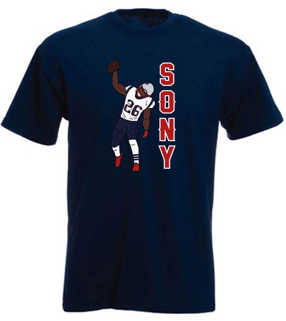 Sony Michel New England Patriots Super Bowl 53 Champions T-Shirt L