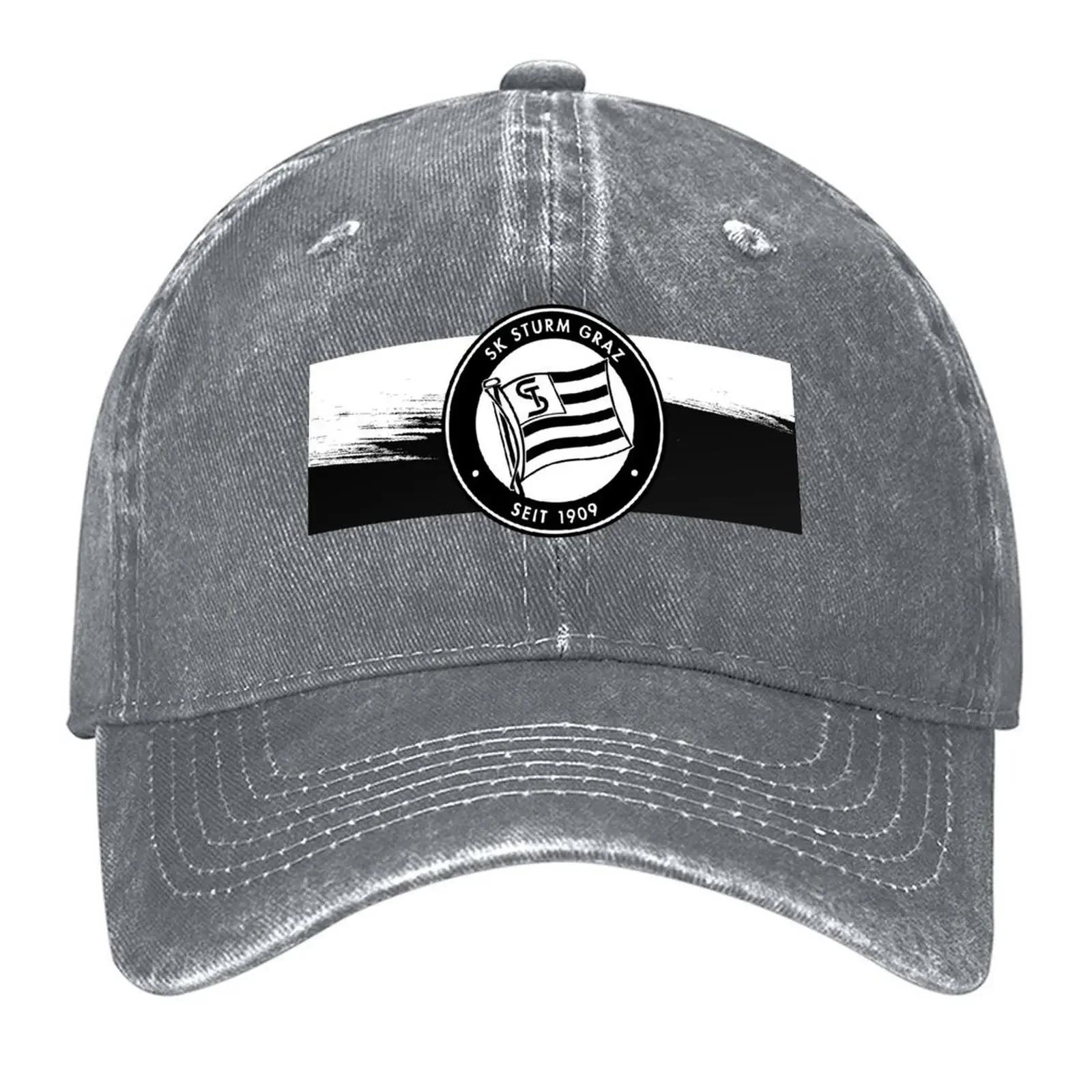 New SK Sturm Graz Die Schwoazn Baseball Cap Rave New In Hat Cosplay Luxury Cap For Women Unisexs