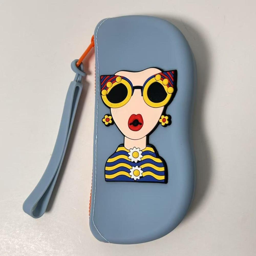 Silicone Glasses Bag Small Items Bags Waterproof Eyeglasses Box Dustproof Coin Purse Multifunctional Storage Bags