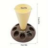 Silicone Icing Tip Holder & Cream Bag Storage Rack - Detachable Multifunctional Tool.