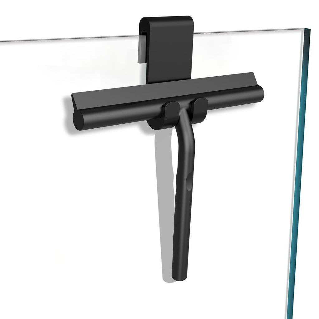 Silicone Glass Wiper - Patented Design for Windows, Showers, and Cars