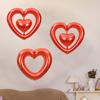 Red Love Heart Shape Foil Balloons Valentines Wedding Party Decorations Birthday Party Decor Photo Props Baby Shower Supplies