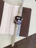 Leather Slim Band For iWatch Ultra 11 10 9 8 7 6 5 Se Woman Bracelet Strap For Apple Watch 38mm 40mm 41mm 42mm 44 45mm 46mm 49mm
